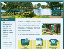 Tablet Screenshot of copperlakes.com